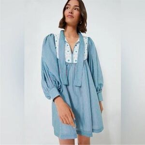 TUCKERNUCK POMANDER PLACE Blue Stripe Juliette
Dress NWT Sz M